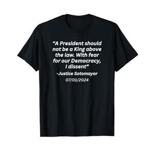 With Fear For Our Democracy I Dissent Presidents Not Kings T-Shirt
